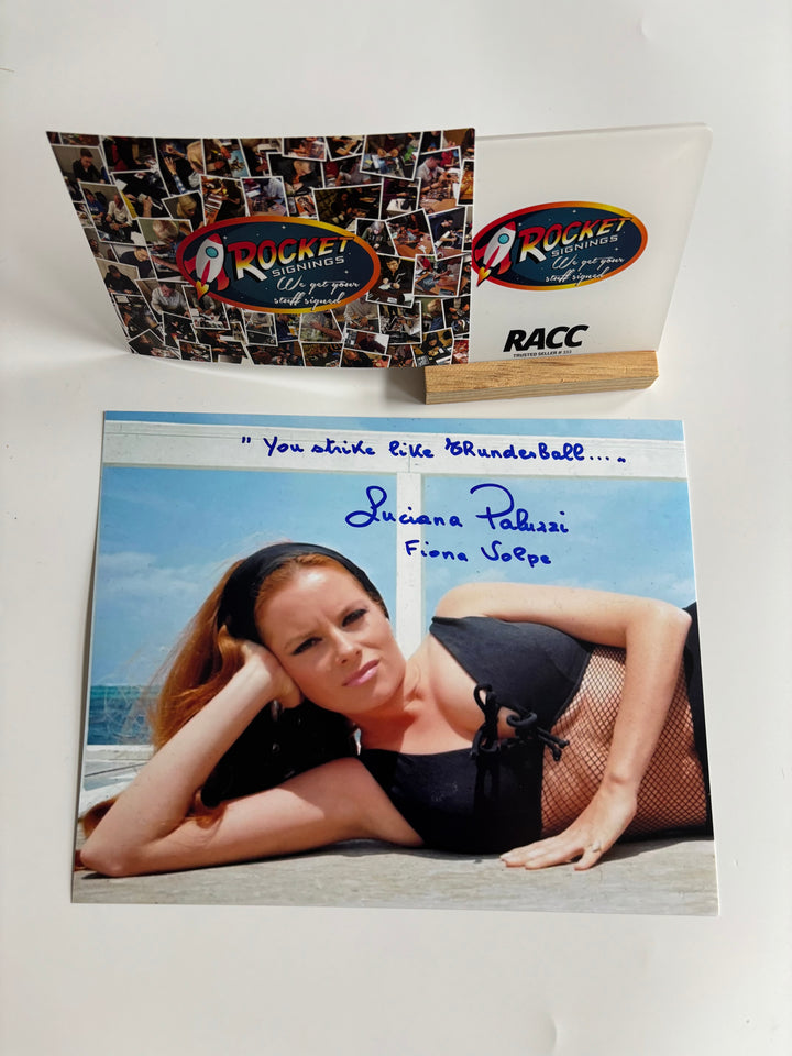 Luciana Paluzzi signed Autograph 8x10 James Bond