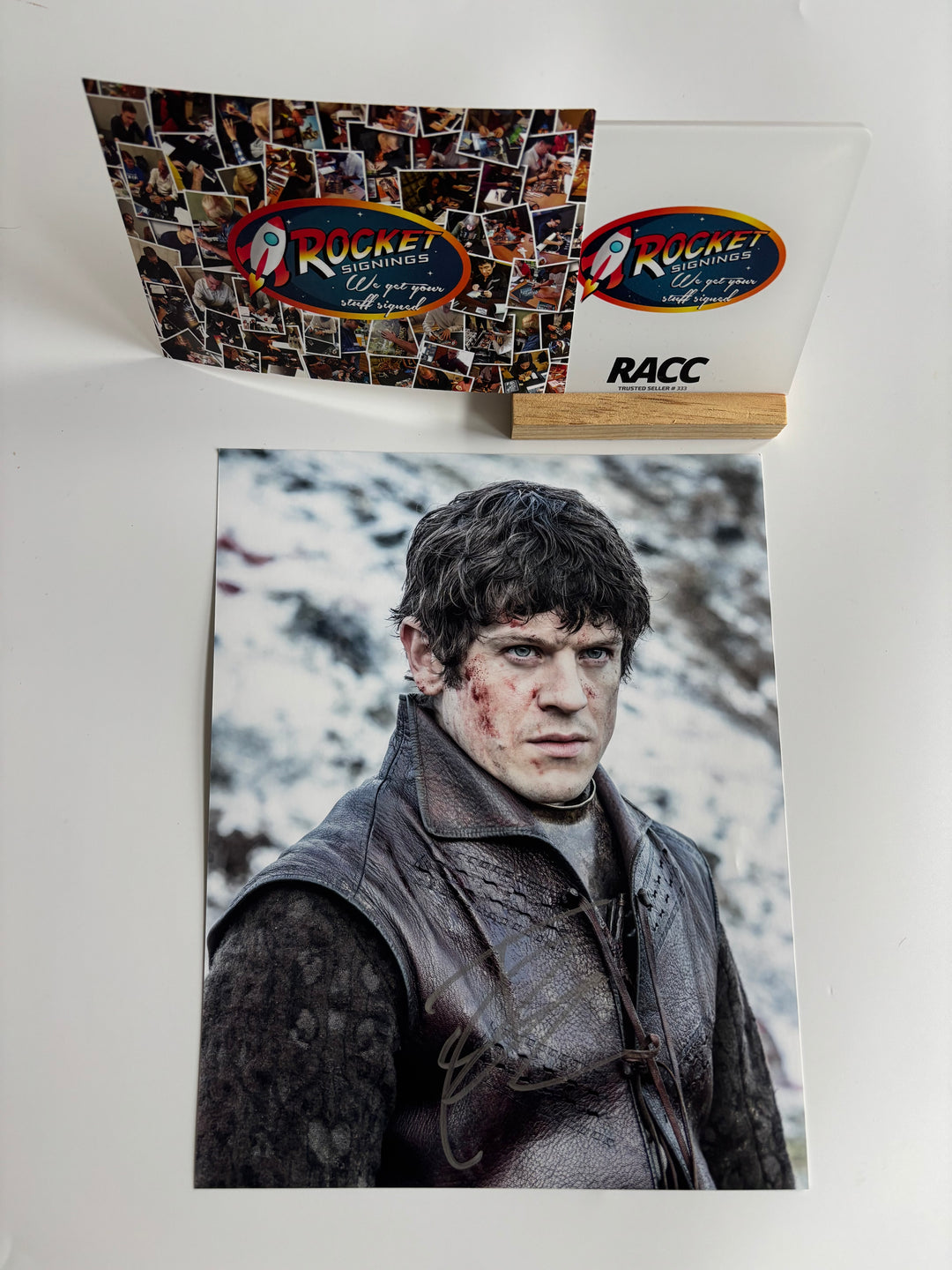 Iwan Rheon signed Autograph 8x10 Game of Thrones