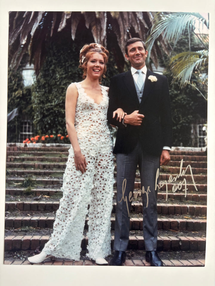 George Lazenby signed Autograph 8x10 James Bond