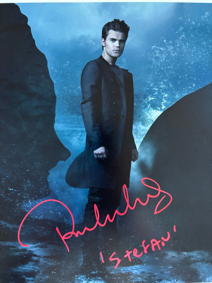 Paul Wesley signed Autograph 8x10 Vampire Diaries, Star Trek