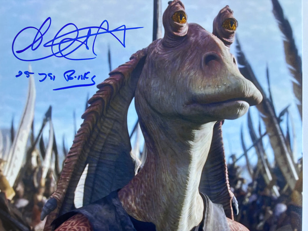Ahmed Best signed Autograph 8x10 Star Wars