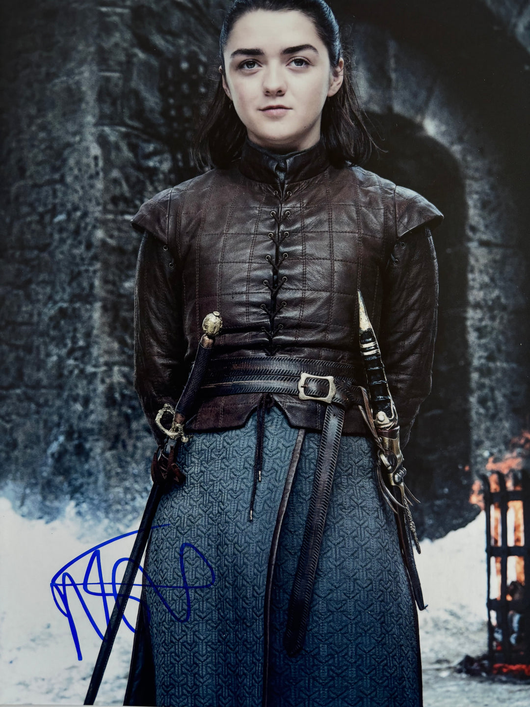 Maisie Williams signed Autograph 8x10 Game of Thrones