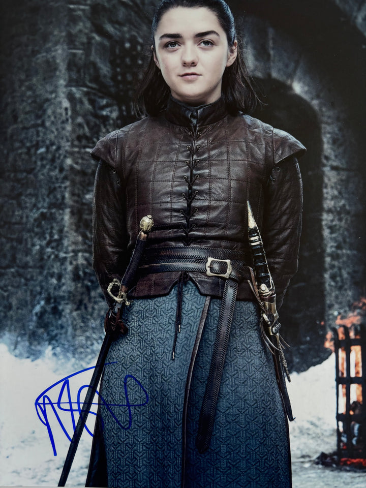 Maisie Williams signed Autograph 8x10 Game of Thrones