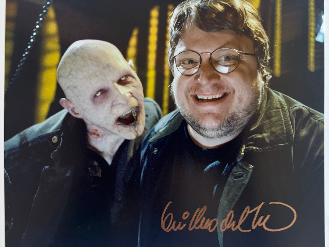 Guillermo Del Toro signed Autograph 8x10 Frankenstein, Hellboy, Blade, Cabinett of Corious, Pacific Rim, The Shape of Water