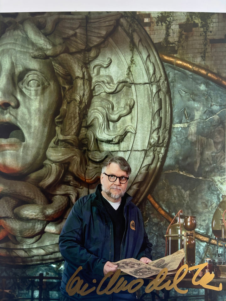 Guillermo Del Toro signed Autograph 8x10 Frankenstein, Hellboy, Blade, Cabinett of Corious, Pacific Rim, The Shape of Water