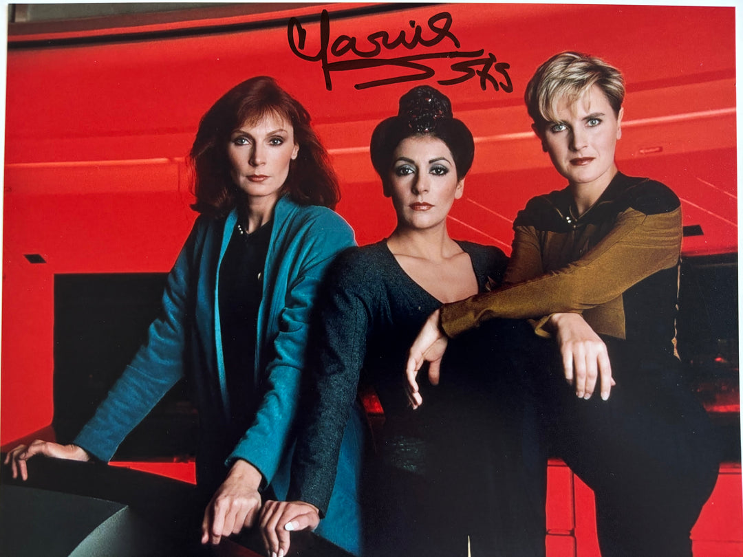 Marina Sirtis signed Autograph 8x10 Star Trek