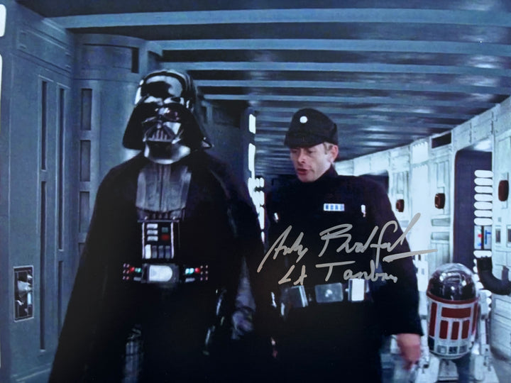 Andy Bradford signed Autograph 8x10 Star Wars, James Bond