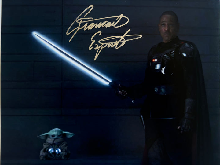 Giancarlo Esposito signed Autograph 8x10 Star Wars: Mandalorian, Breaking Bad