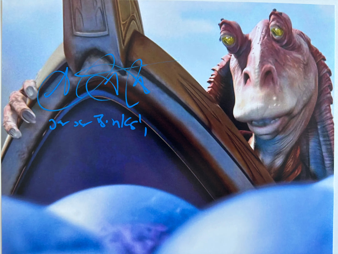 Ahmed Best signed Autograph 8x10 Star Wars