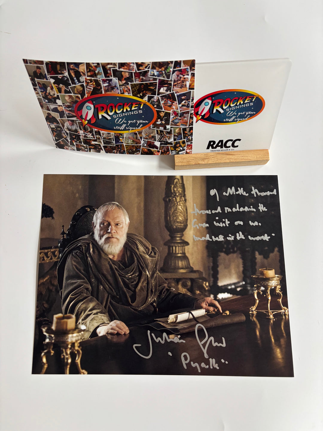 Julian Glover signed Autograph 8x10 Game of Thrones