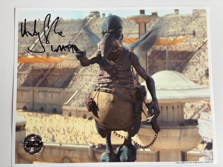 Andy Secombe signed Autograph 8x10 Star Wars