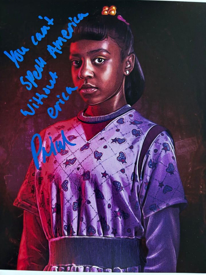 Priah Ferguson signed Autograph 8x10 Stranger Things