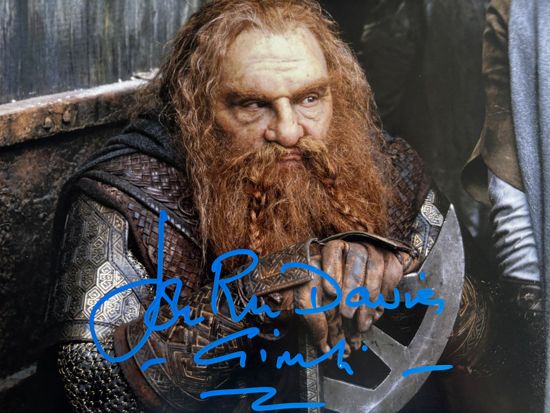 John Rhys Davies signed Autograph 8x10 Lord of the Rings, Indiana Jones