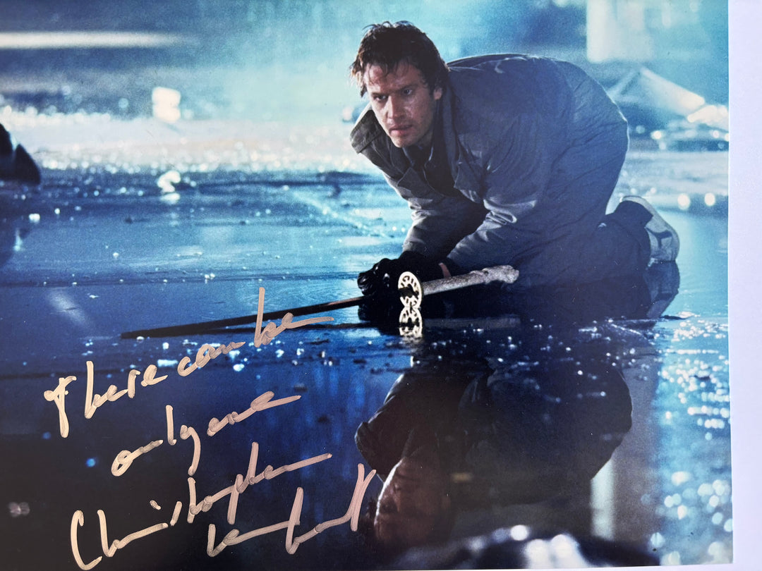 Christopher Lambert signed Autograph 8x10 Highlander