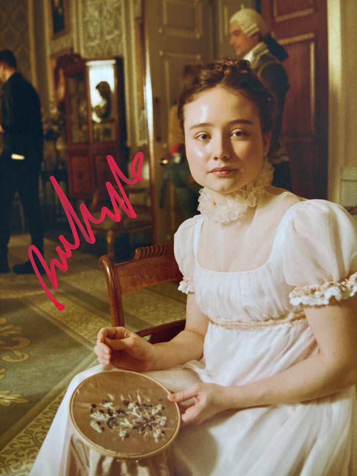 Ruby Stokes signed Autograph 8x10 Lockwood, Bridgerton