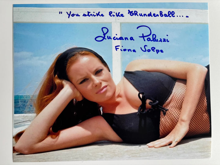 Luciana Paluzzi signed Autograph 8x10 James Bond