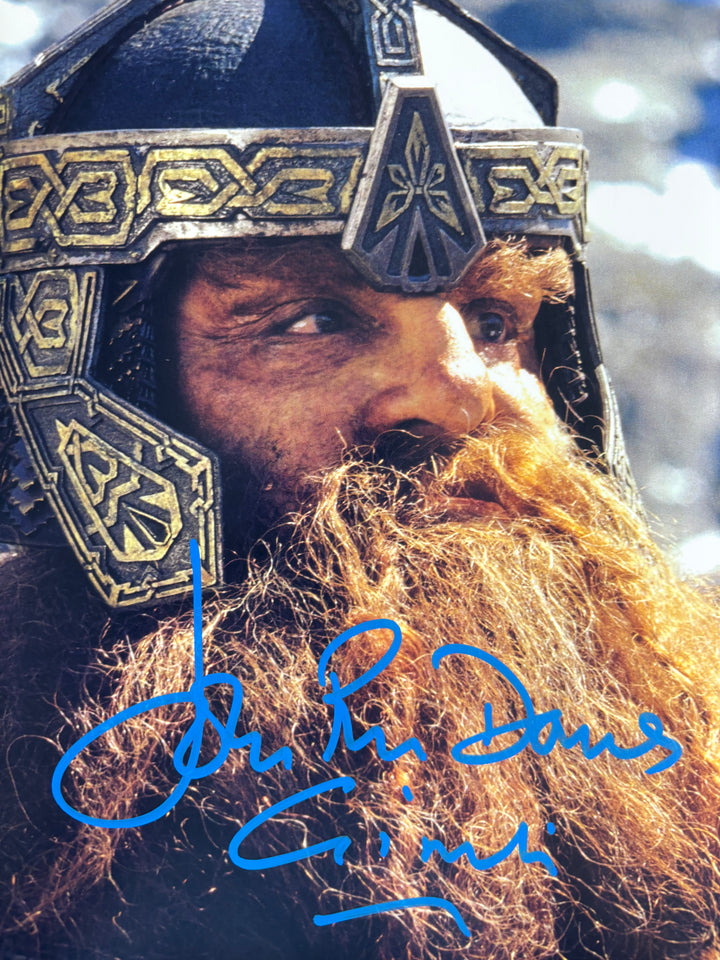 John Rhys Davies signed Autograph 8x10 Lord of the Rings, Indiana Jones