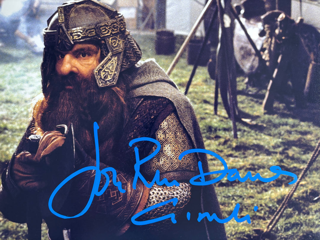 John Rhys Davies signed Autograph 8x10 Lord of the Rings, Indiana Jones