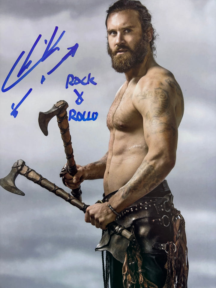 Clive Standen signed Autograph 8x10 Vikings, Taken