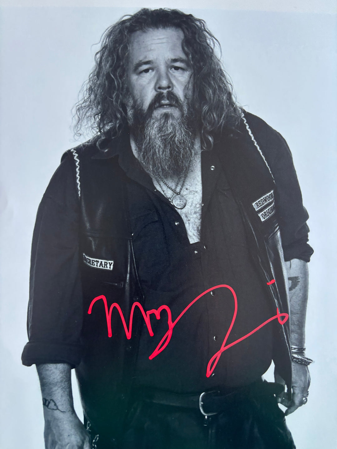 Mark Boone Jr signed Autograph 8x10 Sons of Anarchy