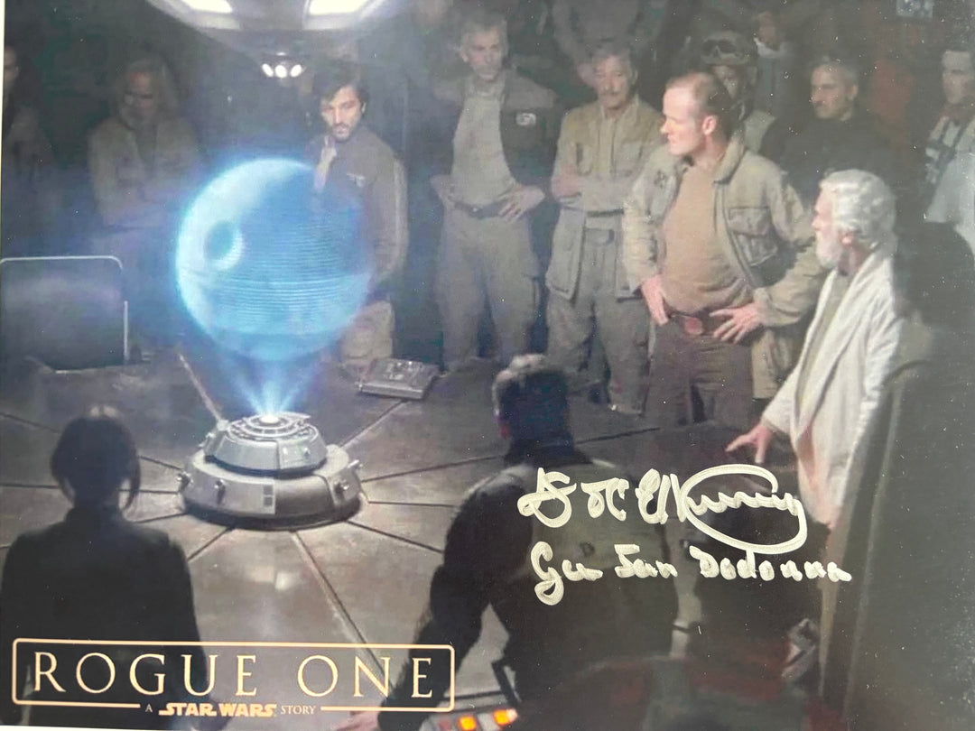 Ian McElhinney signed Autograph 8x10 Star Wars, Game of Thrones