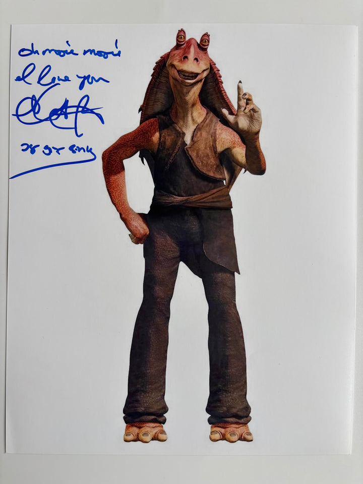 Ahmed Best signed Autograph 8x10 Star Wars