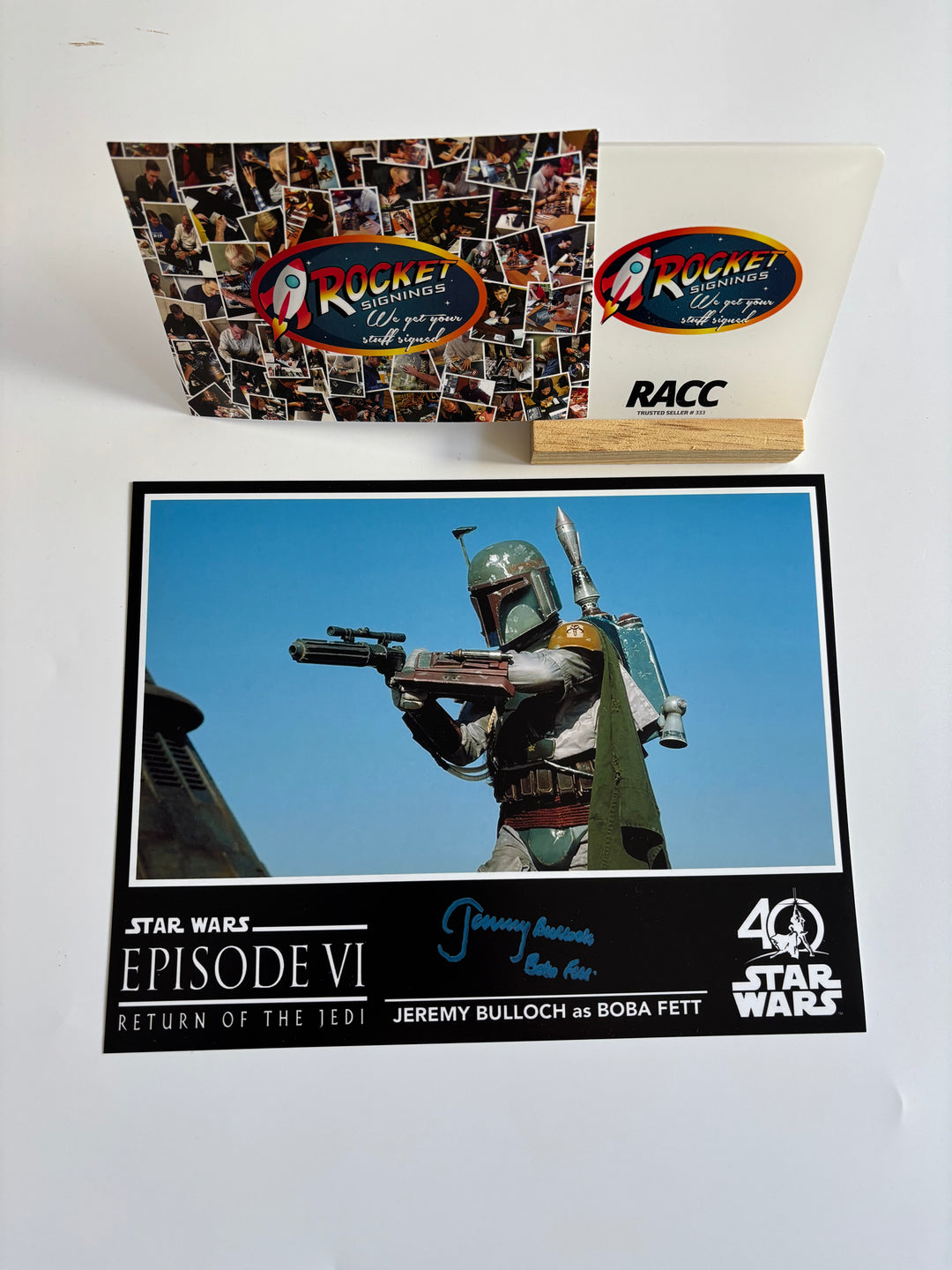 Jeremy Bulloch signed Autograph 8x10 Star Wars