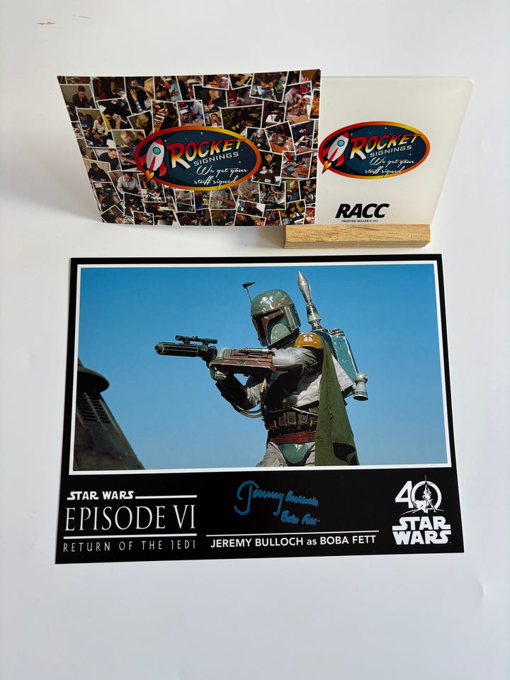 Jeremy Bulloch signed Autograph 8x10 Star Wars