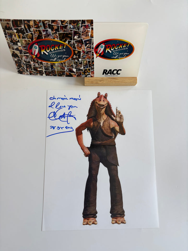 Ahmed Best signed Autograph 8x10 Star Wars